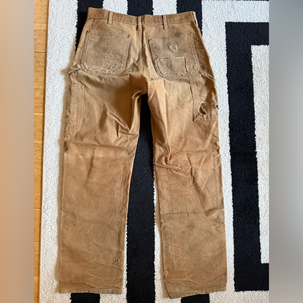 Carhartt Distressed Work Cargos